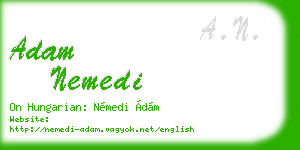 adam nemedi business card